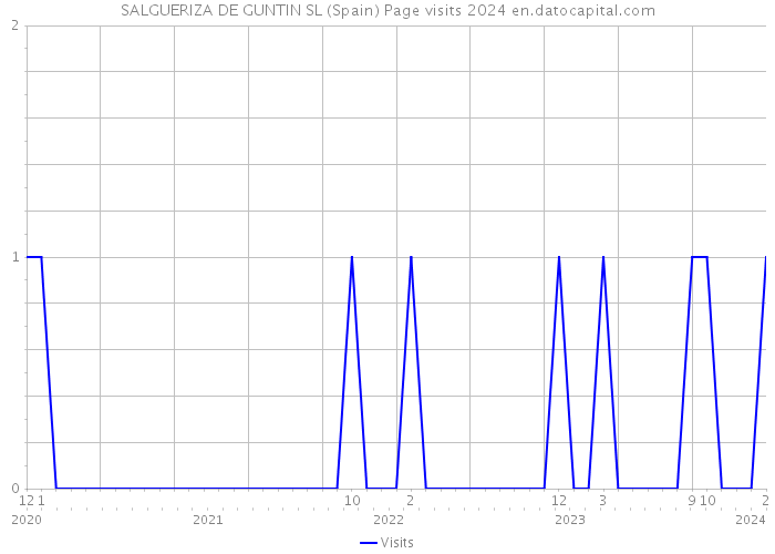 SALGUERIZA DE GUNTIN SL (Spain) Page visits 2024 