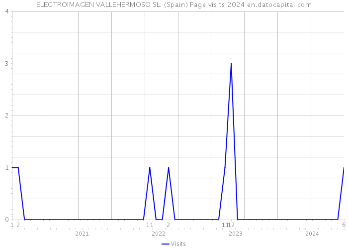 ELECTROIMAGEN VALLEHERMOSO SL. (Spain) Page visits 2024 