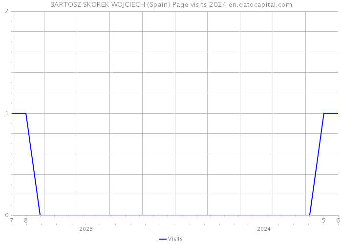 BARTOSZ SKOREK WOJCIECH (Spain) Page visits 2024 