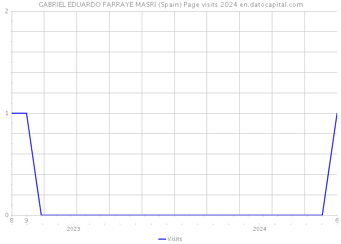 GABRIEL EDUARDO FARRAYE MASRI (Spain) Page visits 2024 