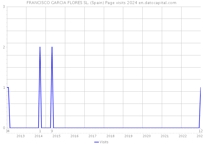 FRANCISCO GARCIA FLORES SL. (Spain) Page visits 2024 