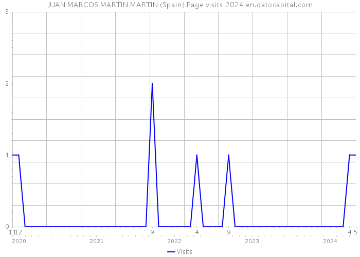 JUAN MARCOS MARTIN MARTIN (Spain) Page visits 2024 
