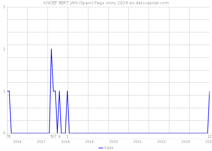 KNOEF BERT JAN (Spain) Page visits 2024 