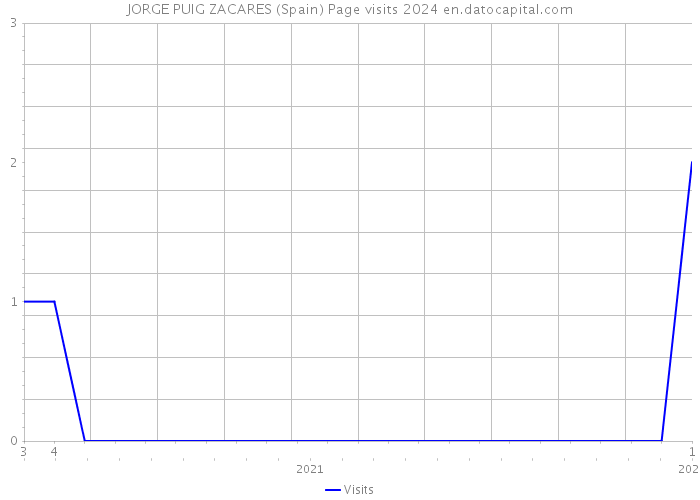 JORGE PUIG ZACARES (Spain) Page visits 2024 