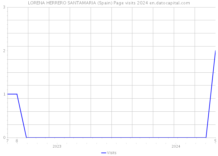 LORENA HERRERO SANTAMARIA (Spain) Page visits 2024 