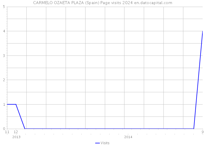 CARMELO OZAETA PLAZA (Spain) Page visits 2024 