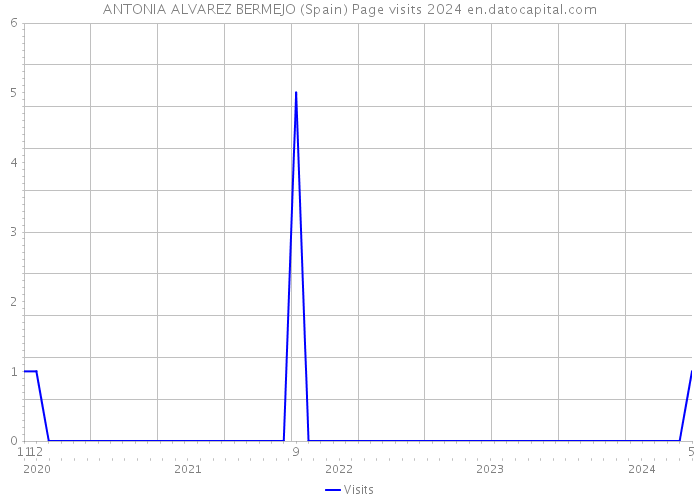 ANTONIA ALVAREZ BERMEJO (Spain) Page visits 2024 