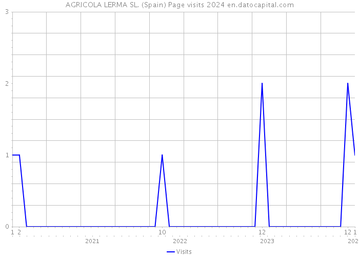 AGRICOLA LERMA SL. (Spain) Page visits 2024 