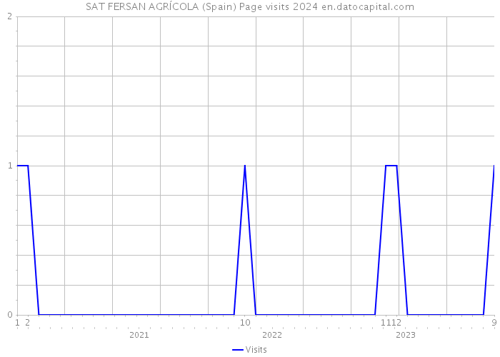 SAT FERSAN AGRÍCOLA (Spain) Page visits 2024 