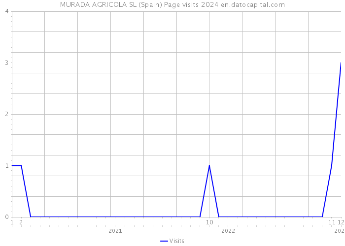 MURADA AGRICOLA SL (Spain) Page visits 2024 