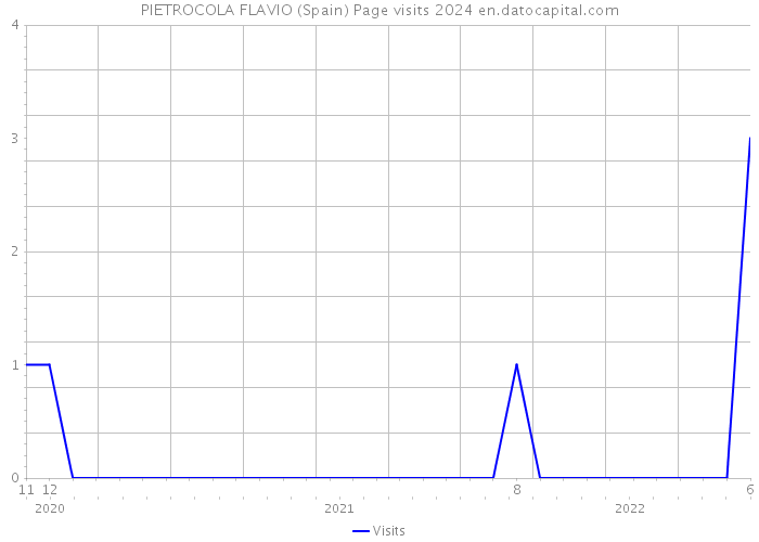 PIETROCOLA FLAVIO (Spain) Page visits 2024 