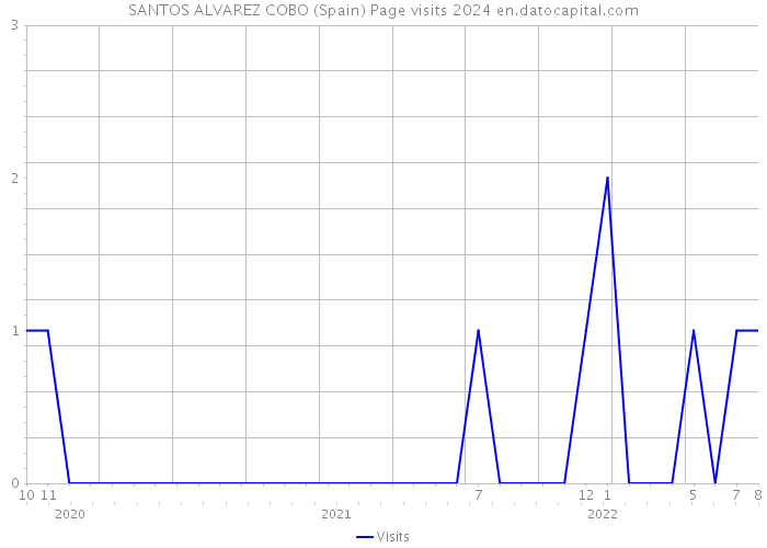 SANTOS ALVAREZ COBO (Spain) Page visits 2024 