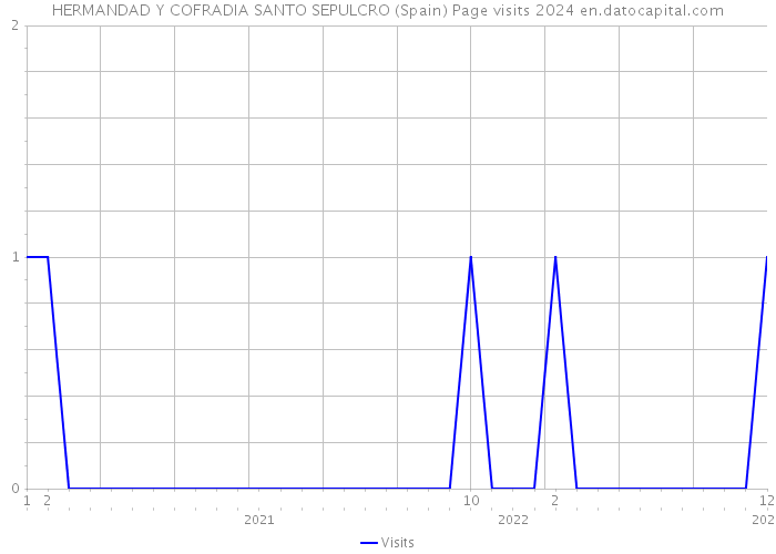 HERMANDAD Y COFRADIA SANTO SEPULCRO (Spain) Page visits 2024 