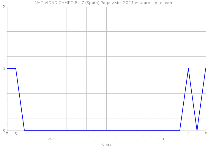 NATIVIDAD CAMPO RUIZ (Spain) Page visits 2024 