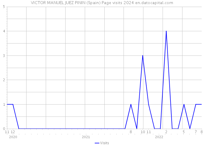VICTOR MANUEL JUEZ PININ (Spain) Page visits 2024 