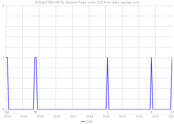 INSULATENOW SL (Spain) Page visits 2024 