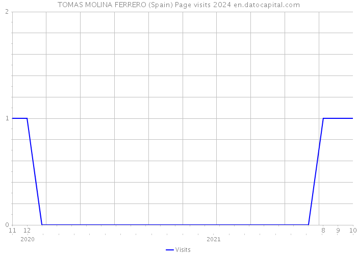 TOMAS MOLINA FERRERO (Spain) Page visits 2024 