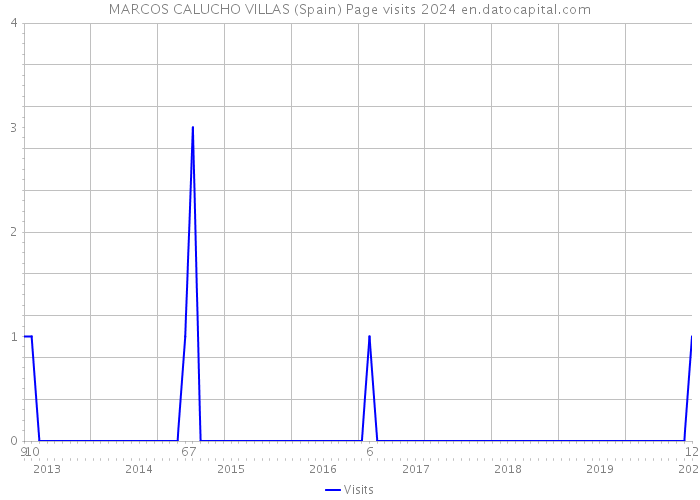 MARCOS CALUCHO VILLAS (Spain) Page visits 2024 