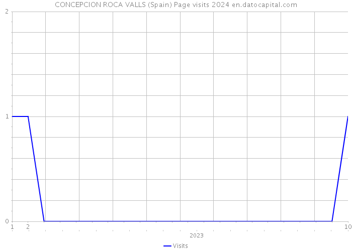 CONCEPCION ROCA VALLS (Spain) Page visits 2024 