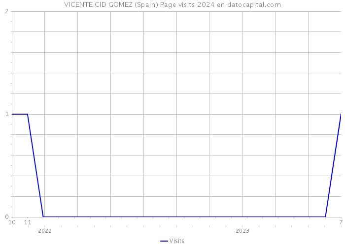 VICENTE CID GOMEZ (Spain) Page visits 2024 