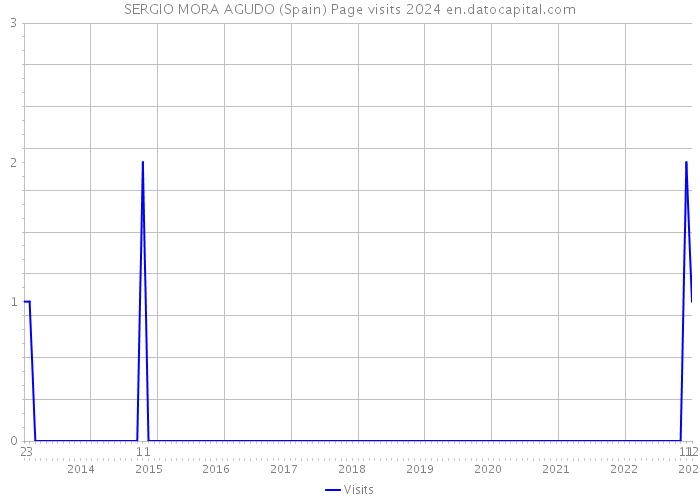 SERGIO MORA AGUDO (Spain) Page visits 2024 