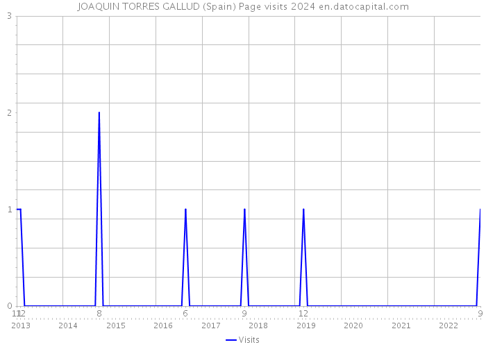 JOAQUIN TORRES GALLUD (Spain) Page visits 2024 