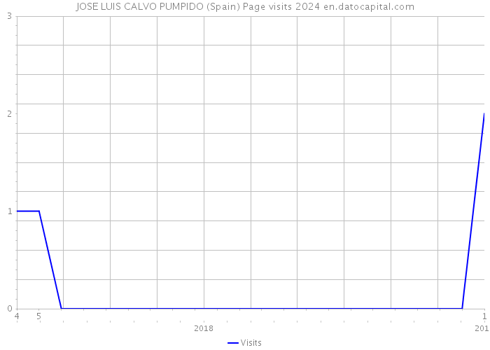JOSE LUIS CALVO PUMPIDO (Spain) Page visits 2024 