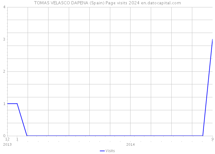 TOMAS VELASCO DAPENA (Spain) Page visits 2024 