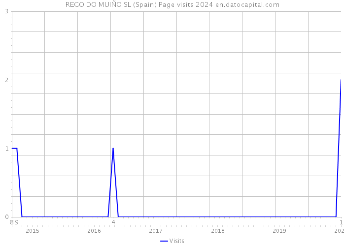 REGO DO MUIÑO SL (Spain) Page visits 2024 