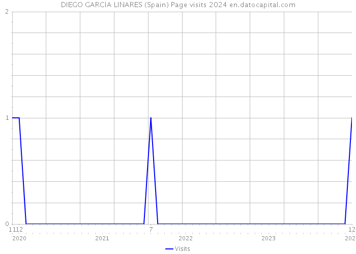 DIEGO GARCIA LINARES (Spain) Page visits 2024 