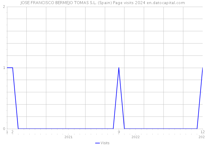 JOSE FRANCISCO BERMEJO TOMAS S.L. (Spain) Page visits 2024 