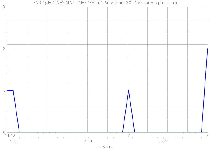 ENRIQUE GINES MARTINEZ (Spain) Page visits 2024 