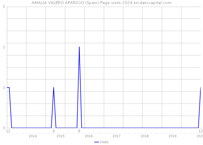 AMALIA VALERO APARICIO (Spain) Page visits 2024 