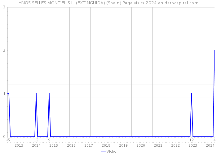 HNOS SELLES MONTIEL S.L. (EXTINGUIDA) (Spain) Page visits 2024 