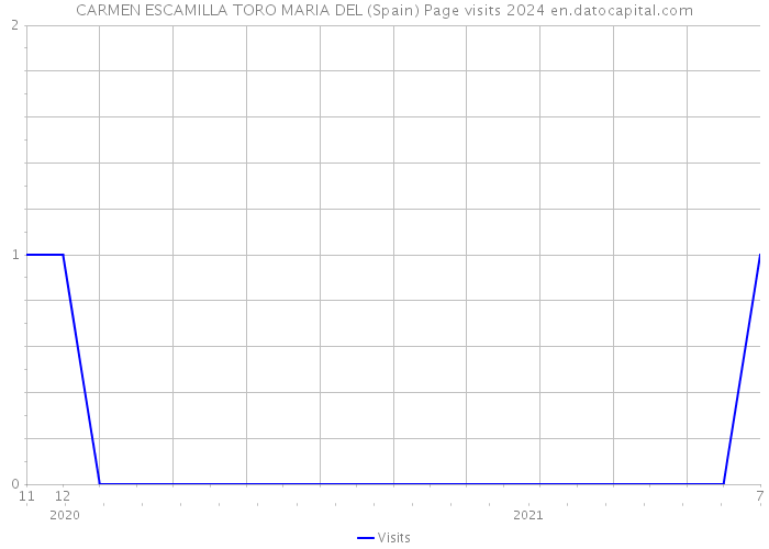 CARMEN ESCAMILLA TORO MARIA DEL (Spain) Page visits 2024 