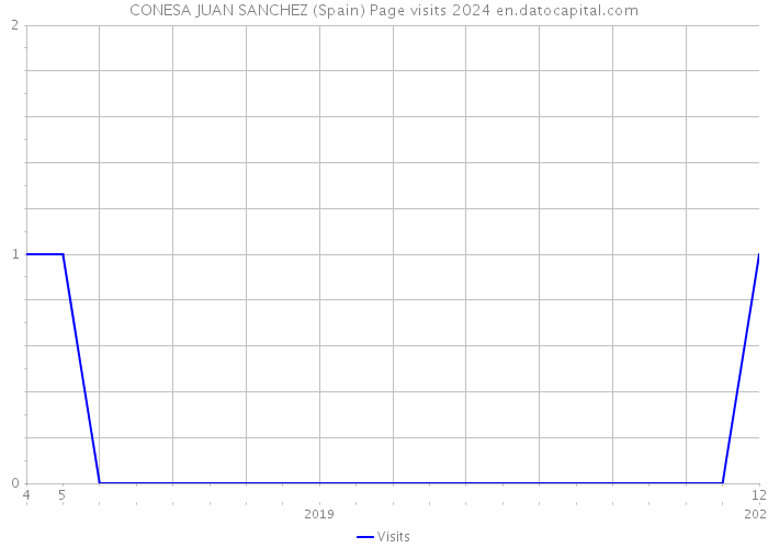 CONESA JUAN SANCHEZ (Spain) Page visits 2024 