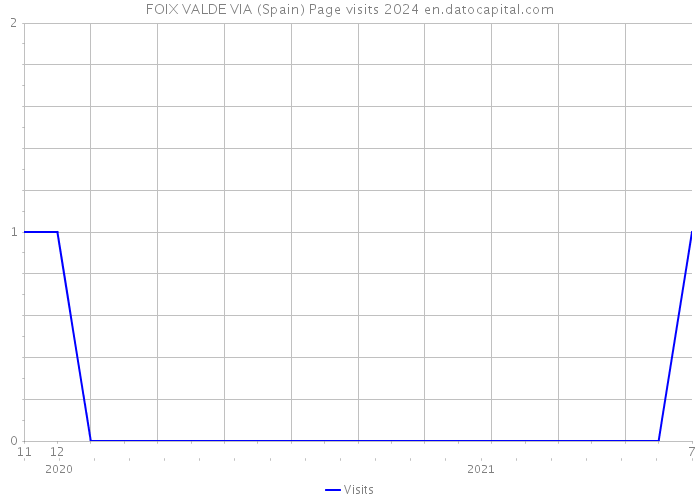 FOIX VALDE VIA (Spain) Page visits 2024 