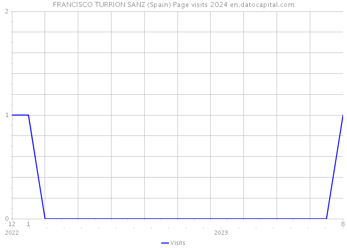 FRANCISCO TURRION SANZ (Spain) Page visits 2024 