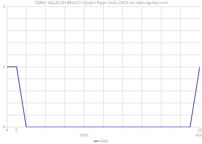 GEMA VILLALON BRAVO (Spain) Page visits 2024 