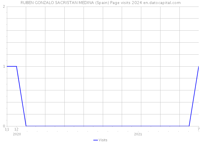 RUBEN GONZALO SACRISTAN MEDINA (Spain) Page visits 2024 