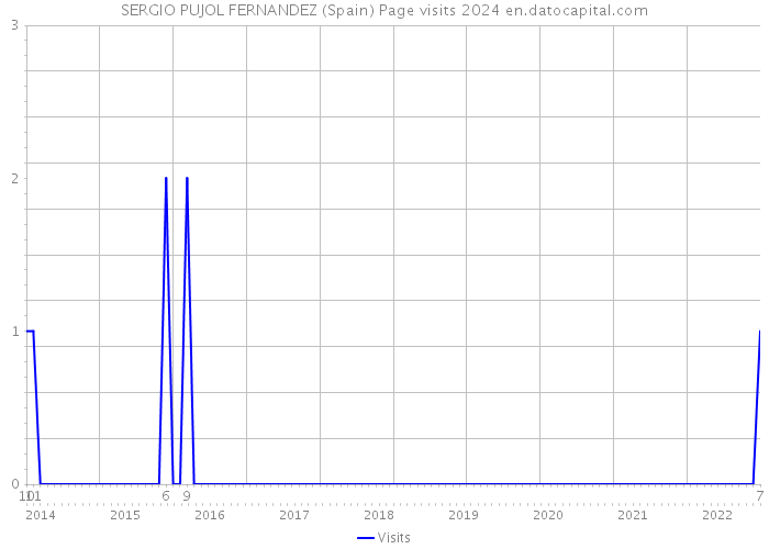 SERGIO PUJOL FERNANDEZ (Spain) Page visits 2024 