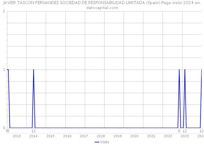 JAVIER TASCON FERNANDEZ SOCIEDAD DE RESPONSABILIDAD LIMITADA (Spain) Page visits 2024 