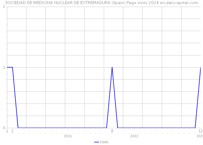 SOCIEDAD DE MEDICINA NUCLEAR DE EXTREMADURA (Spain) Page visits 2024 