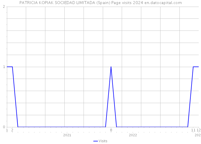 PATRICIA KOPIAK SOCIEDAD LIMITADA (Spain) Page visits 2024 