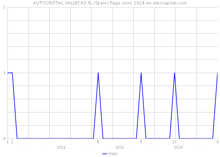 AUTOCRISTAL VALLECAS SL (Spain) Page visits 2024 
