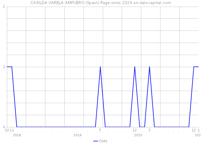 CASILDA VARELA AMPUERO (Spain) Page visits 2024 