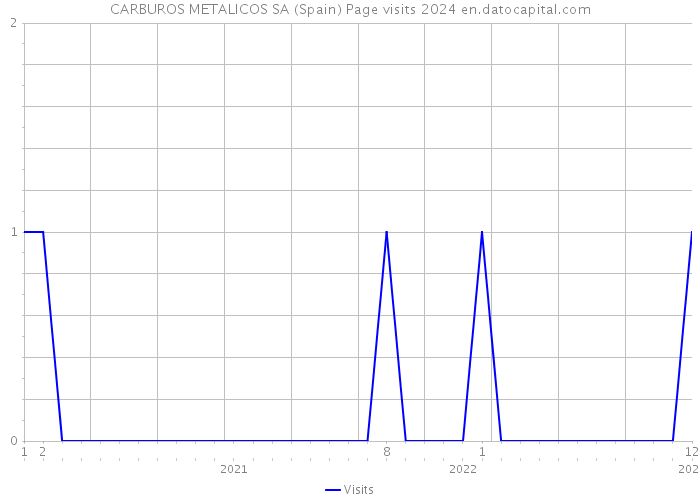 CARBUROS METALICOS SA (Spain) Page visits 2024 