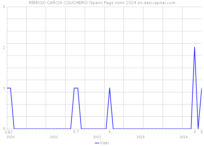 REMIGIO GARCIA COUCHEIRO (Spain) Page visits 2024 