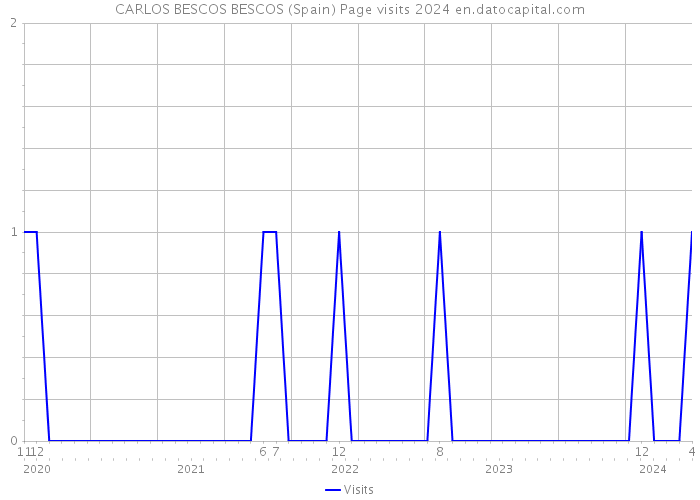 CARLOS BESCOS BESCOS (Spain) Page visits 2024 