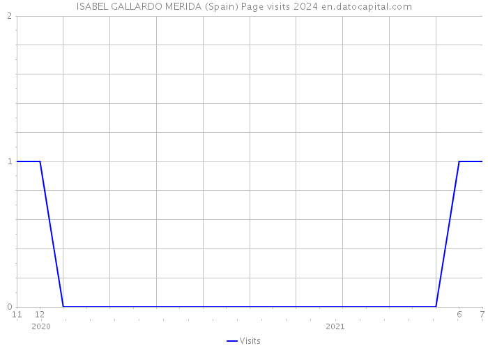 ISABEL GALLARDO MERIDA (Spain) Page visits 2024 